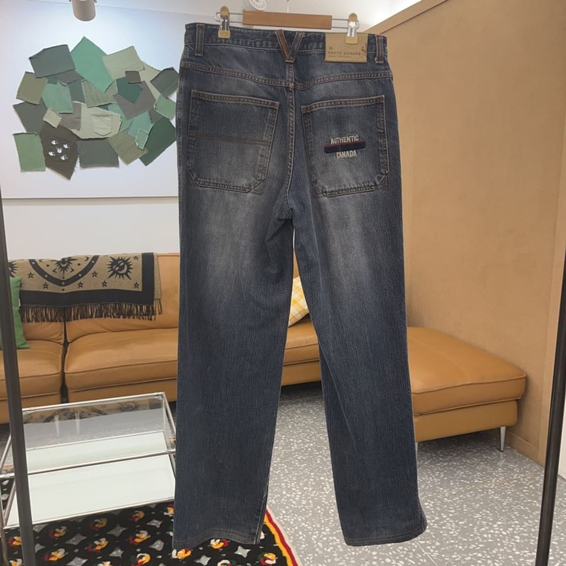 루츠 캐나다 트리플 패치 키치무드 워싱 데님 팬츠 31인치 C06912 상품이미지4