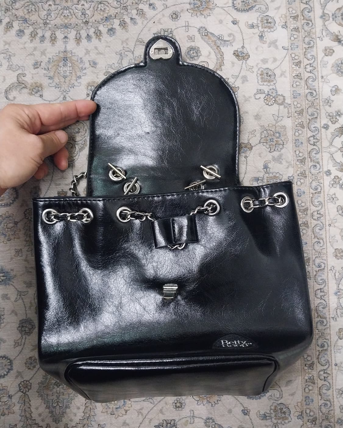 얼킨 캔버스 베티붑 퀼팅 체인백 (토트백,백팩 둘다가능) 상품이미지2