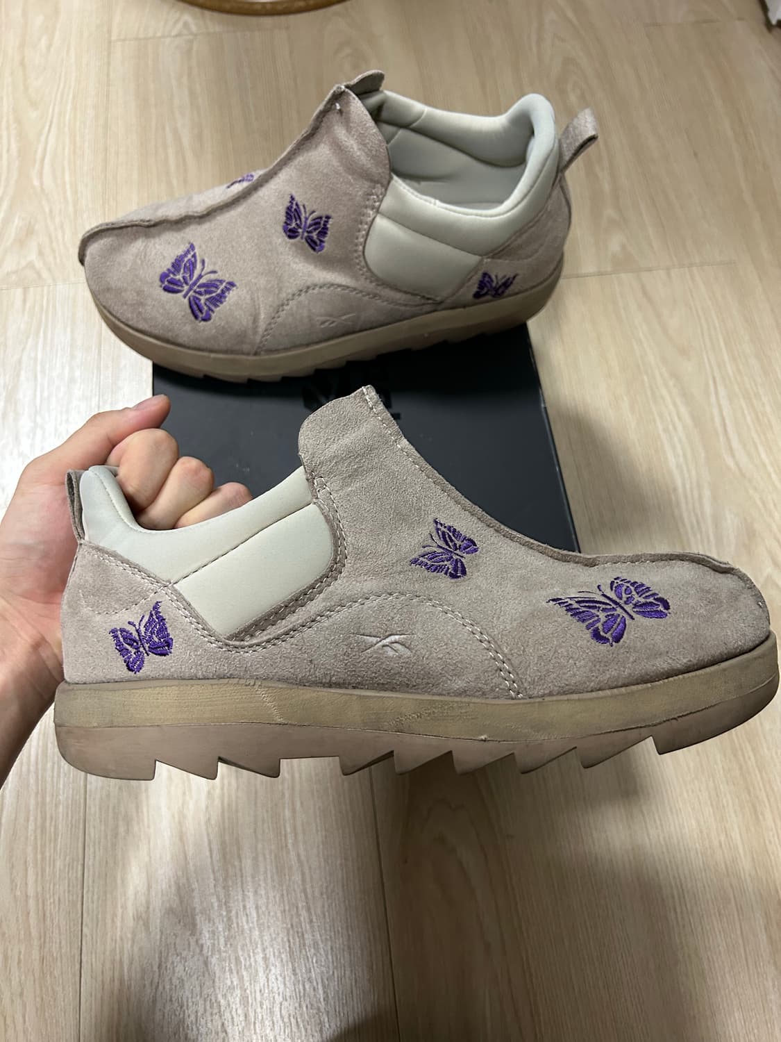 리복 x 니들스 비트닉 목 모던 베이지 익스트림 퍼플 280 상품이미지4