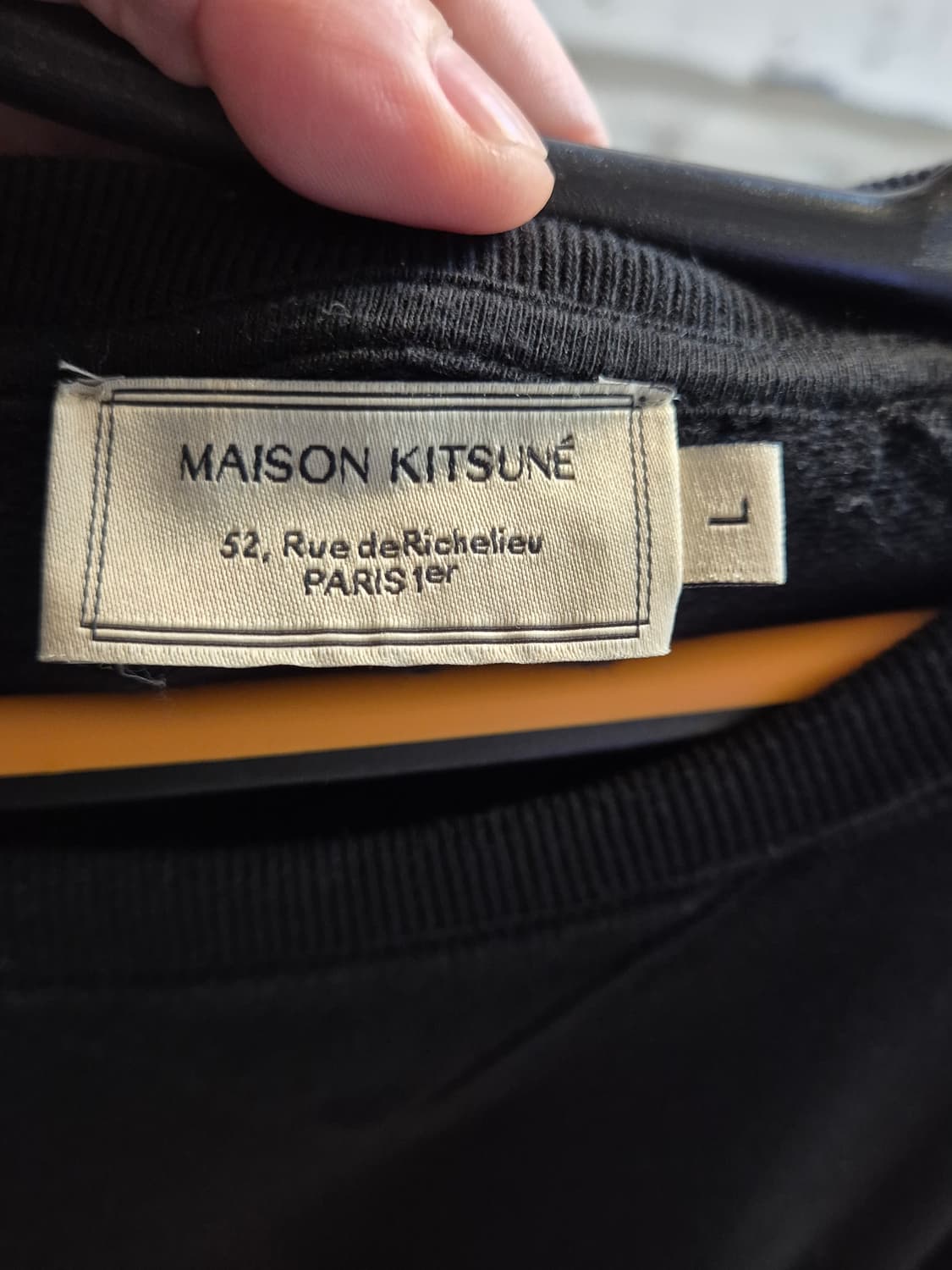 메종키츠네 두꺼운 맨투맨 남자 105 상품이미지4