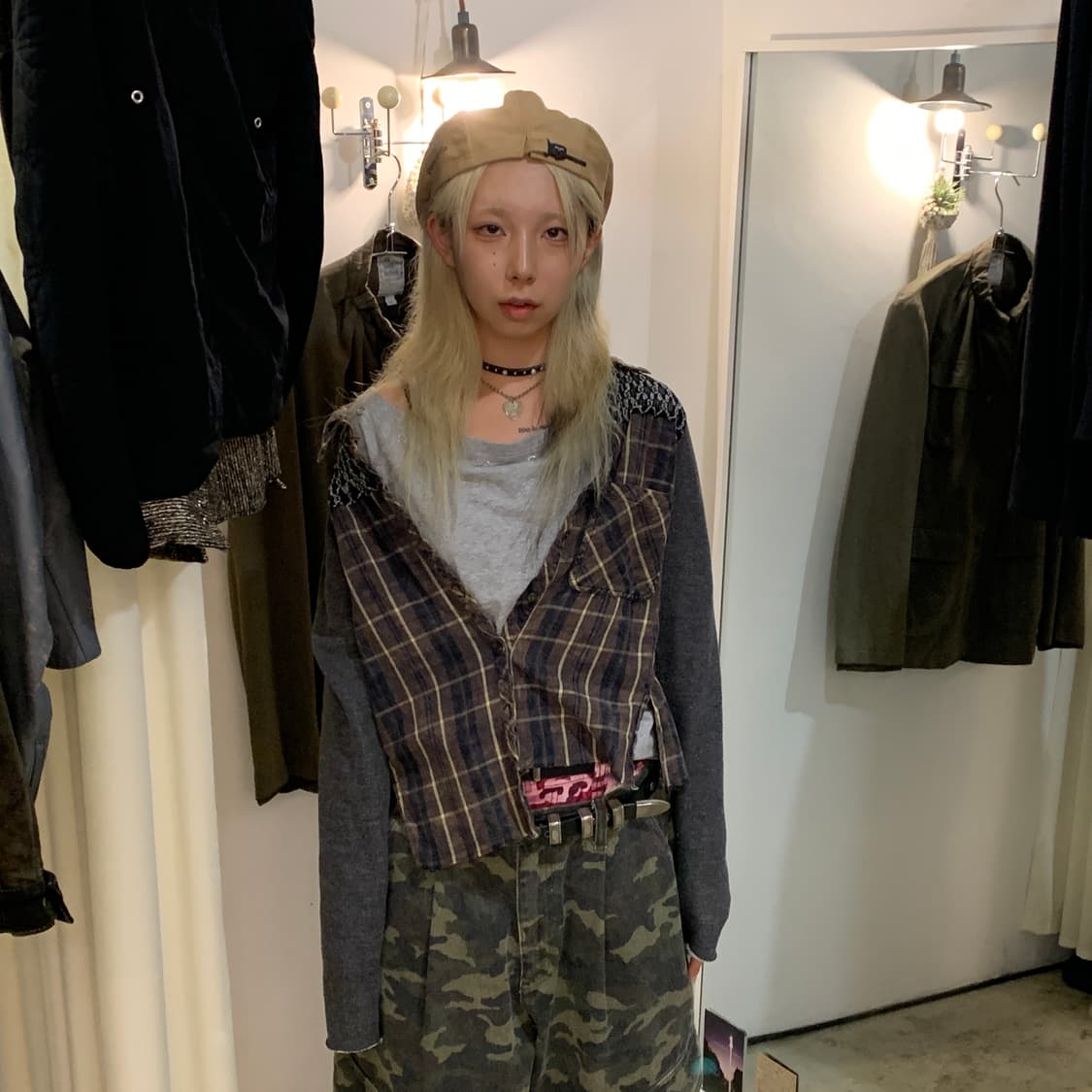빈티지 피쉬넷 도킹 셔츠 상품이미지2