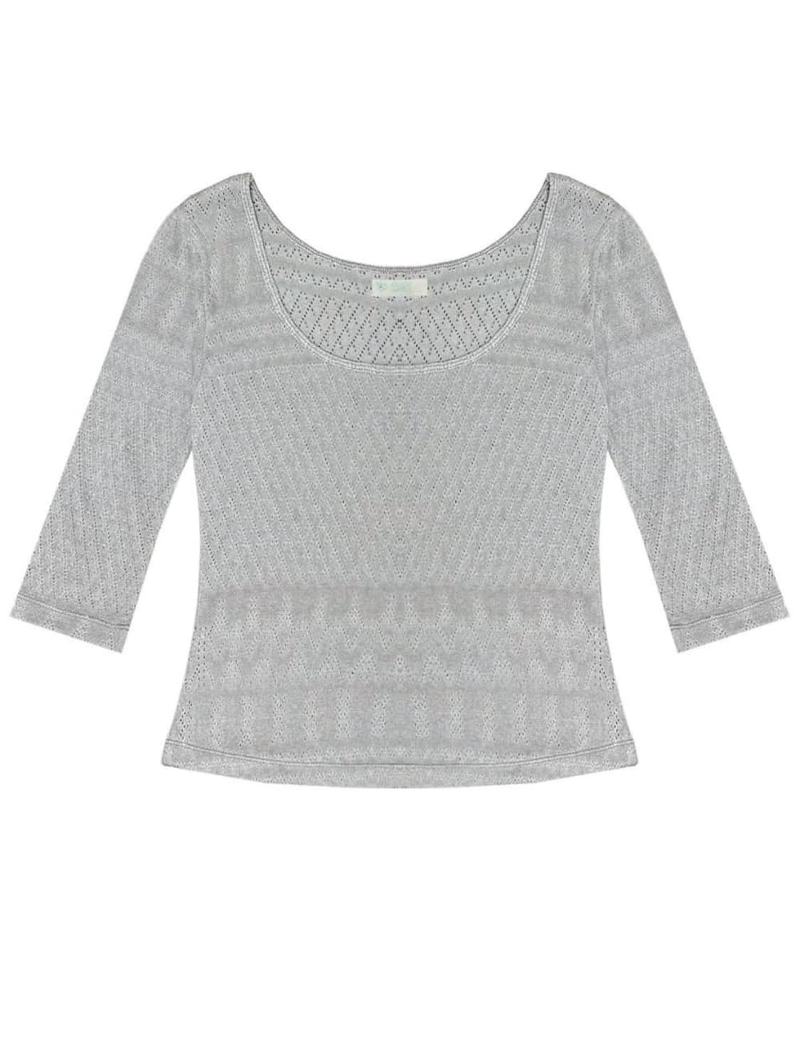 오스하이 baby tee grey 상품이미지1