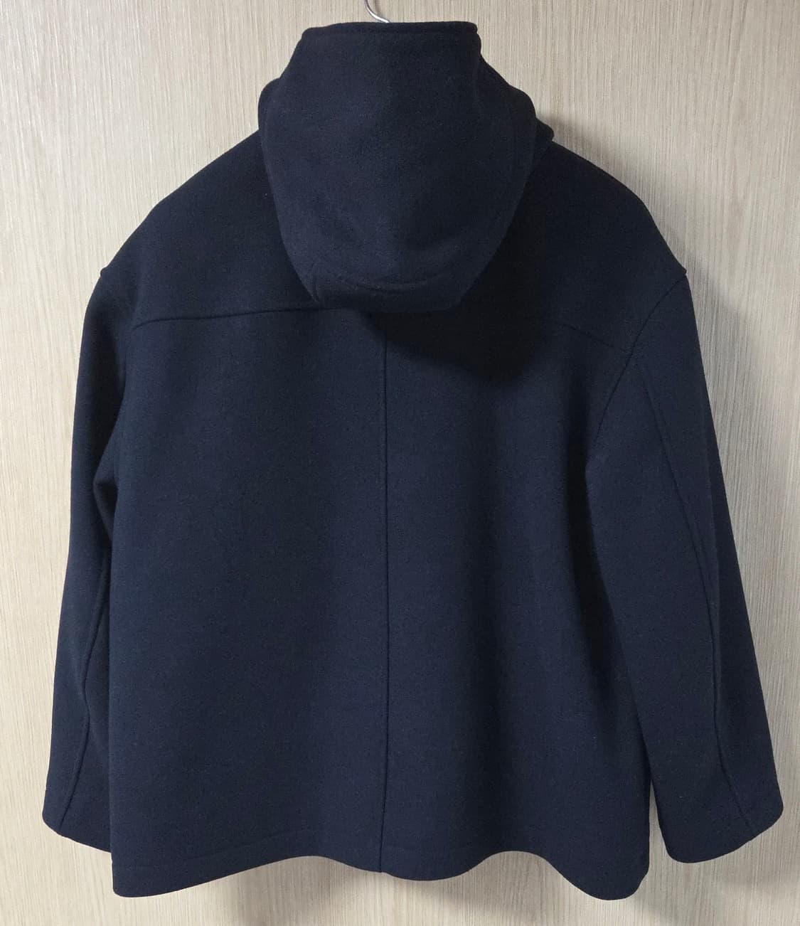 (착샷)  키뮤어 더플 하프 코트 울 후드 상품이미지3