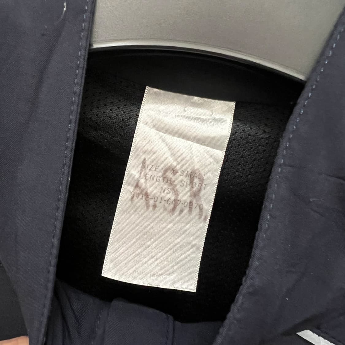 US NAVY 미 해군 오리지날 러닝 자켓 XS 상품이미지5