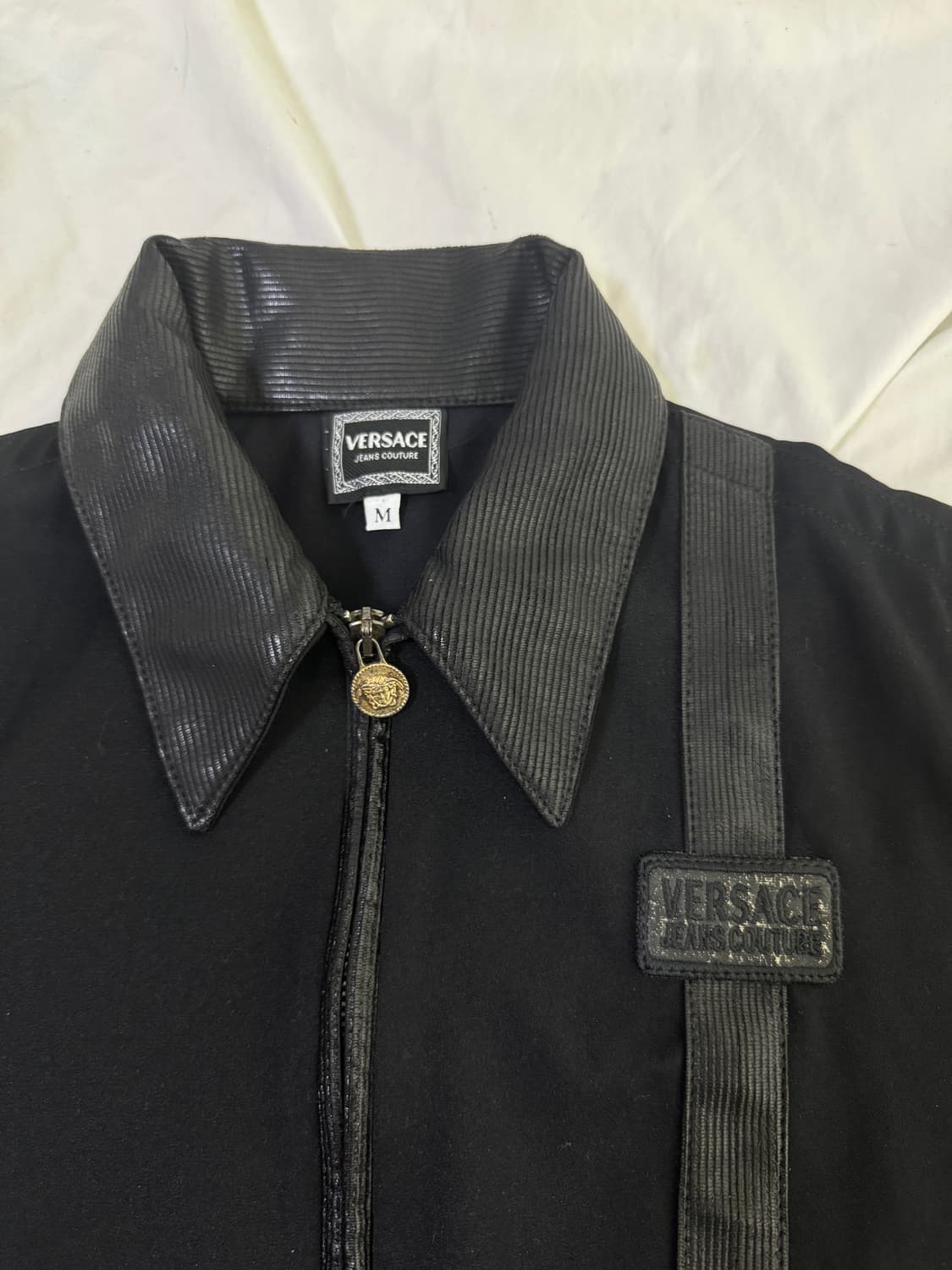 90s 베르사체 진스 꾸뛰르 바이커 자켓 y2k 상품이미지5