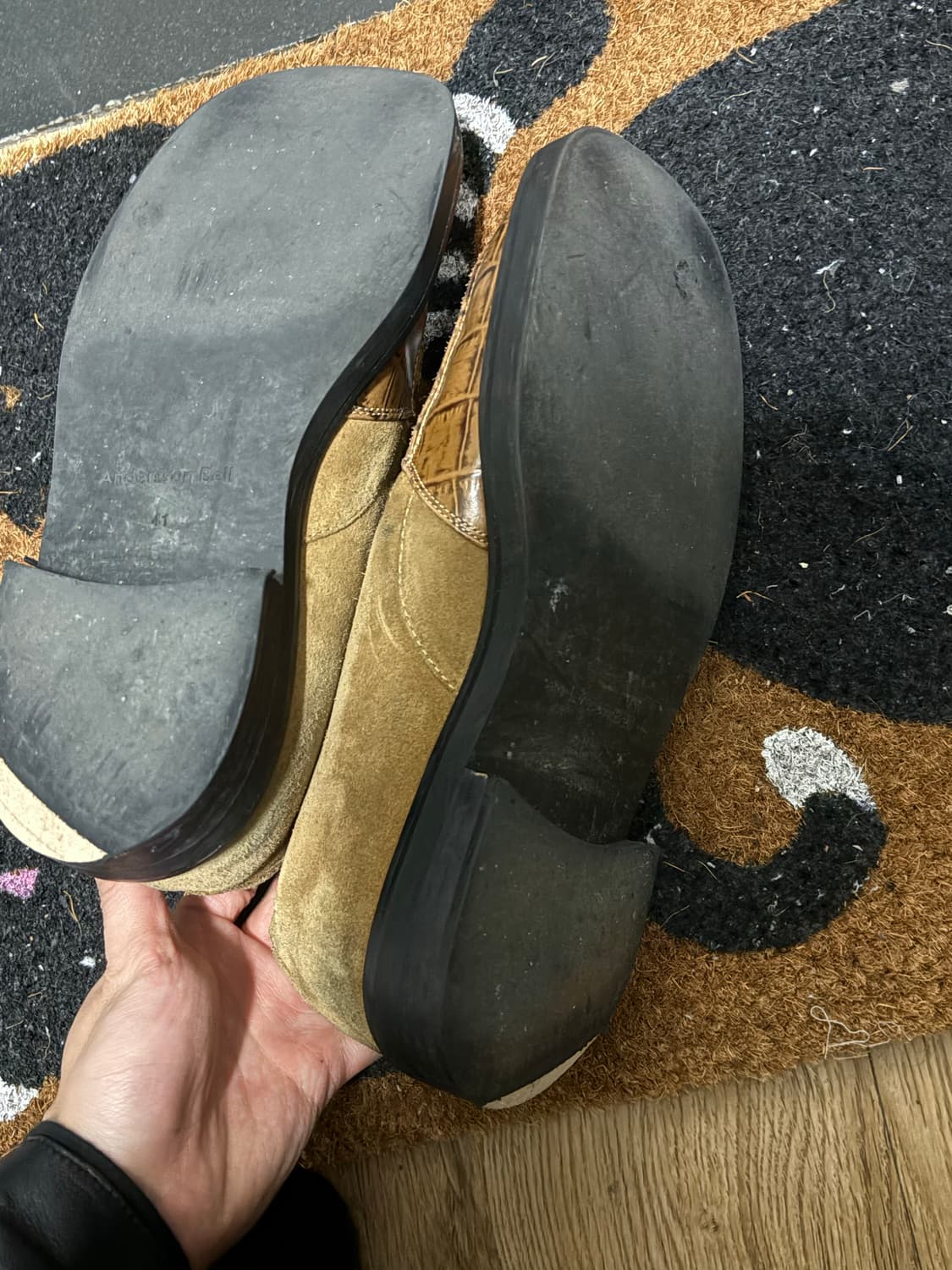 앤더슨벨 데인 스퀘어 토 더비 슈즈 41(260) 상품이미지6