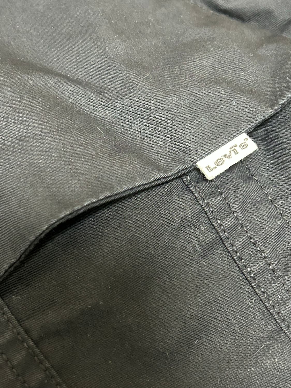 리바이스 화이트탭 트러커 블랙 바람막이 자켓 상품이미지5