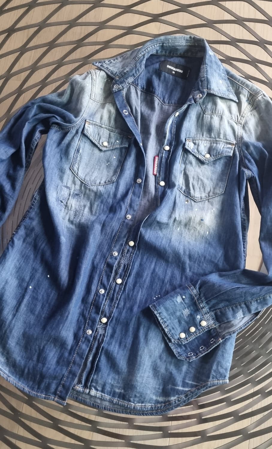 DSQUARED2 디스트로이드 데님 셔츠 (정품) 상품이미지2