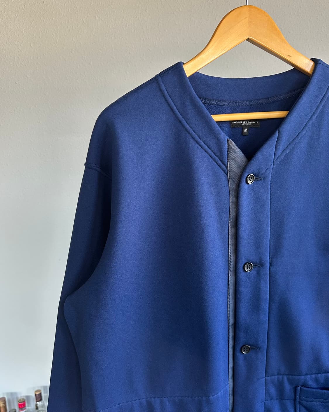 [M]엔지니어드 가먼츠 플리스 가디건 네이비 상품이미지3