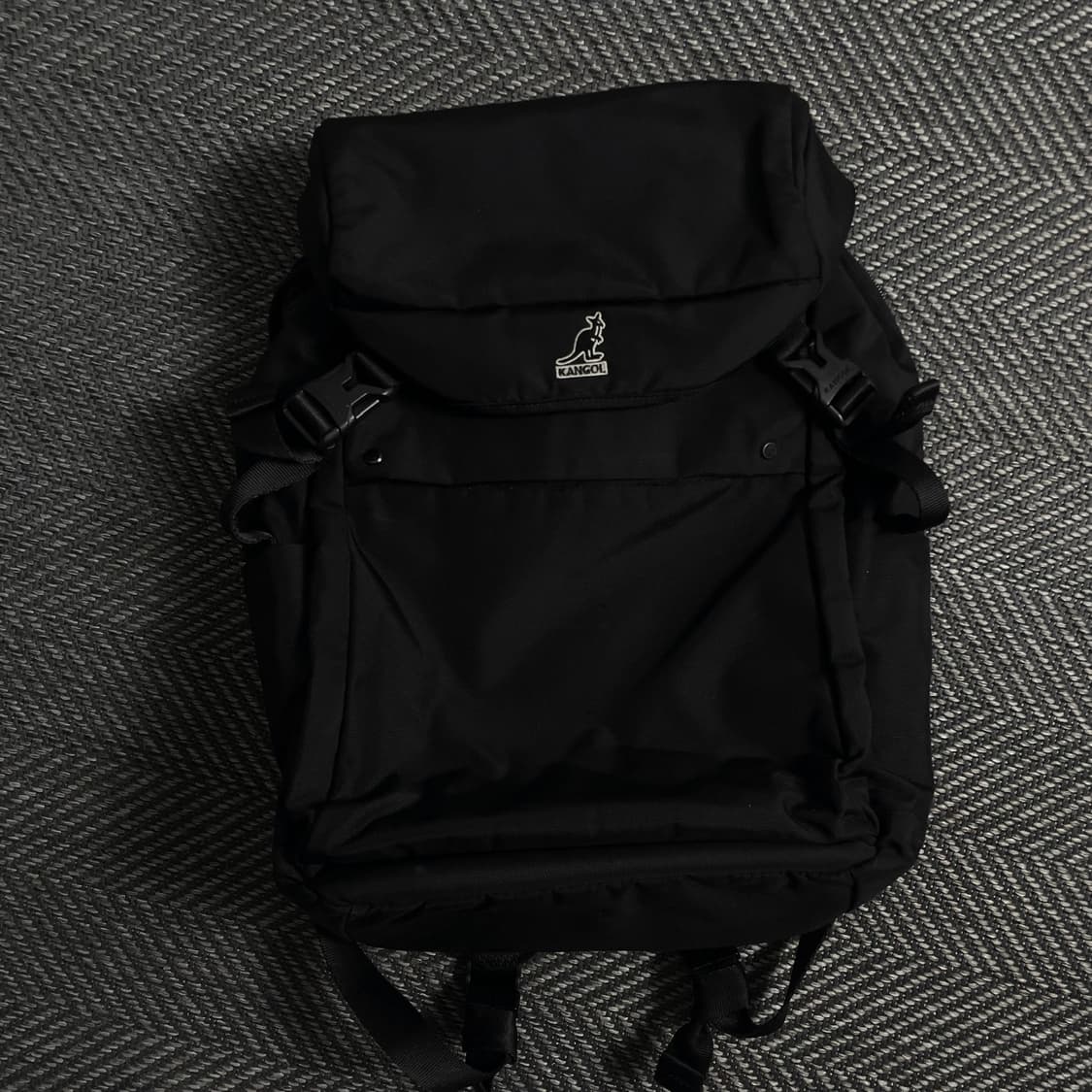 캉골 로고 패치 제이 백팩 블랙 y 4200 상품이미지2