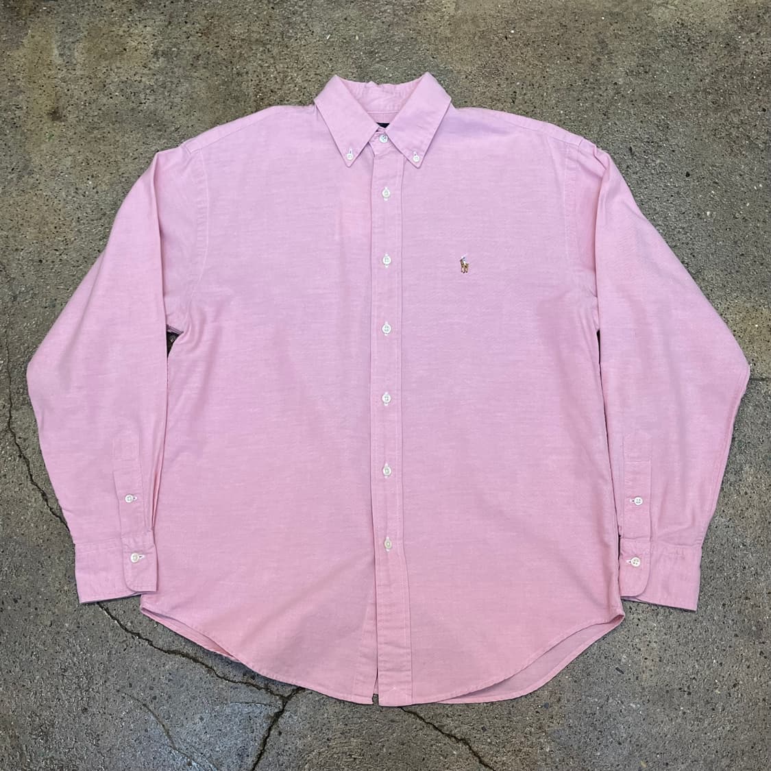 미국 빈티지 폴로 랄프로렌 핑크 긴팔 셔츠 상품이미지1