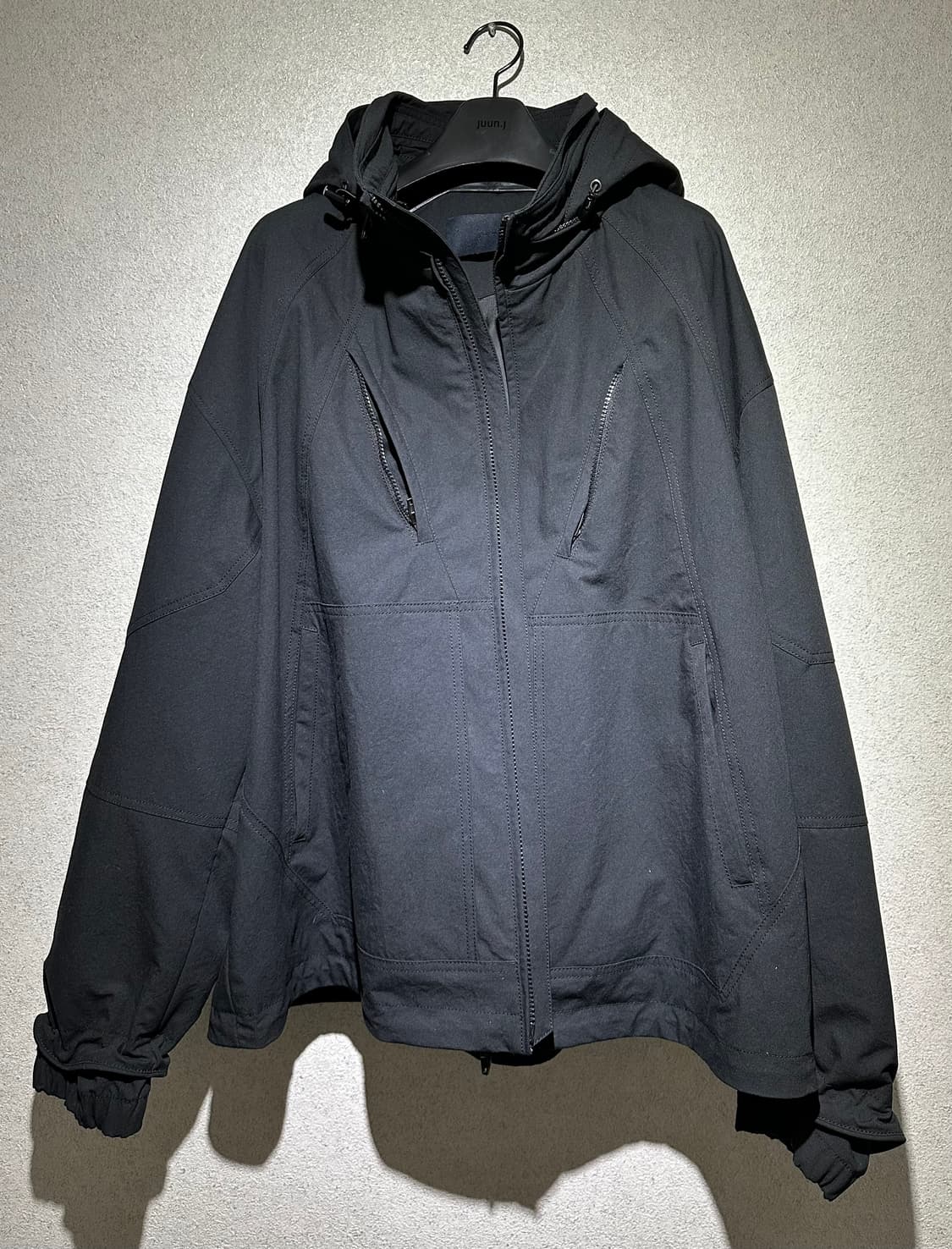 준지 남성 후드 자켓 블랙 48 새상품급 상품이미지1