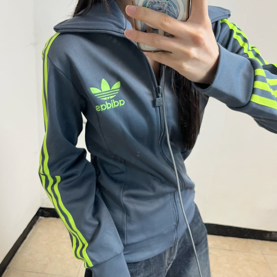 Adidas Grey Europa Track Jacket 상품이미지3