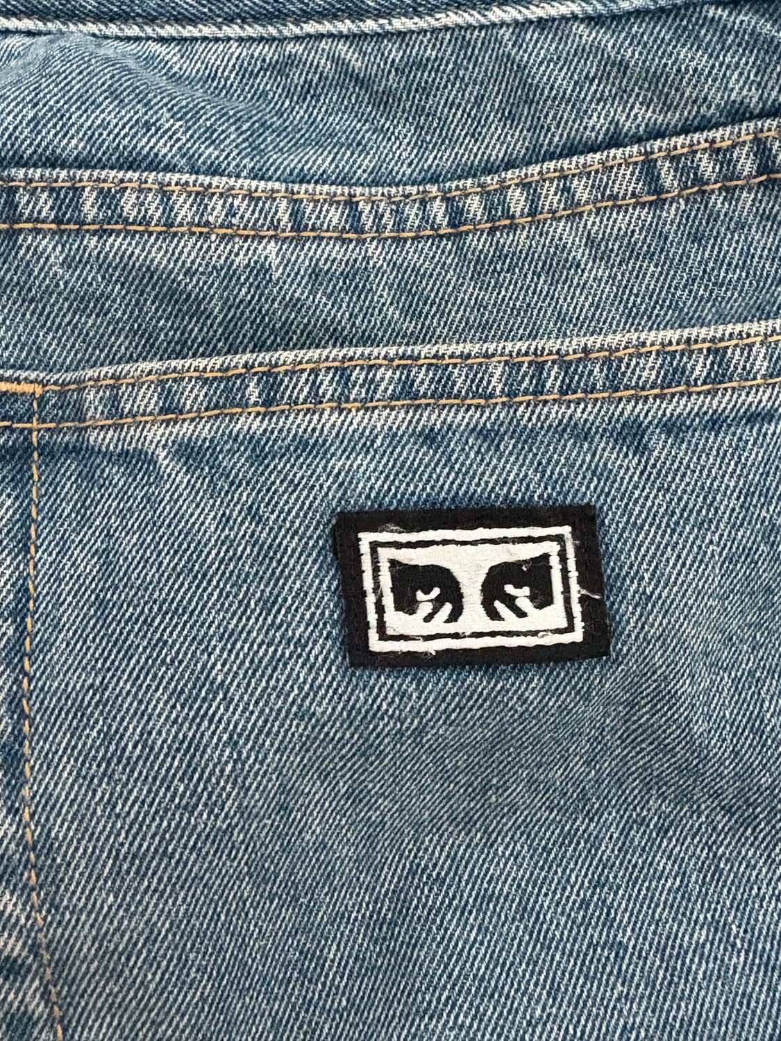 오베이 배기핏 데님 상품이미지2