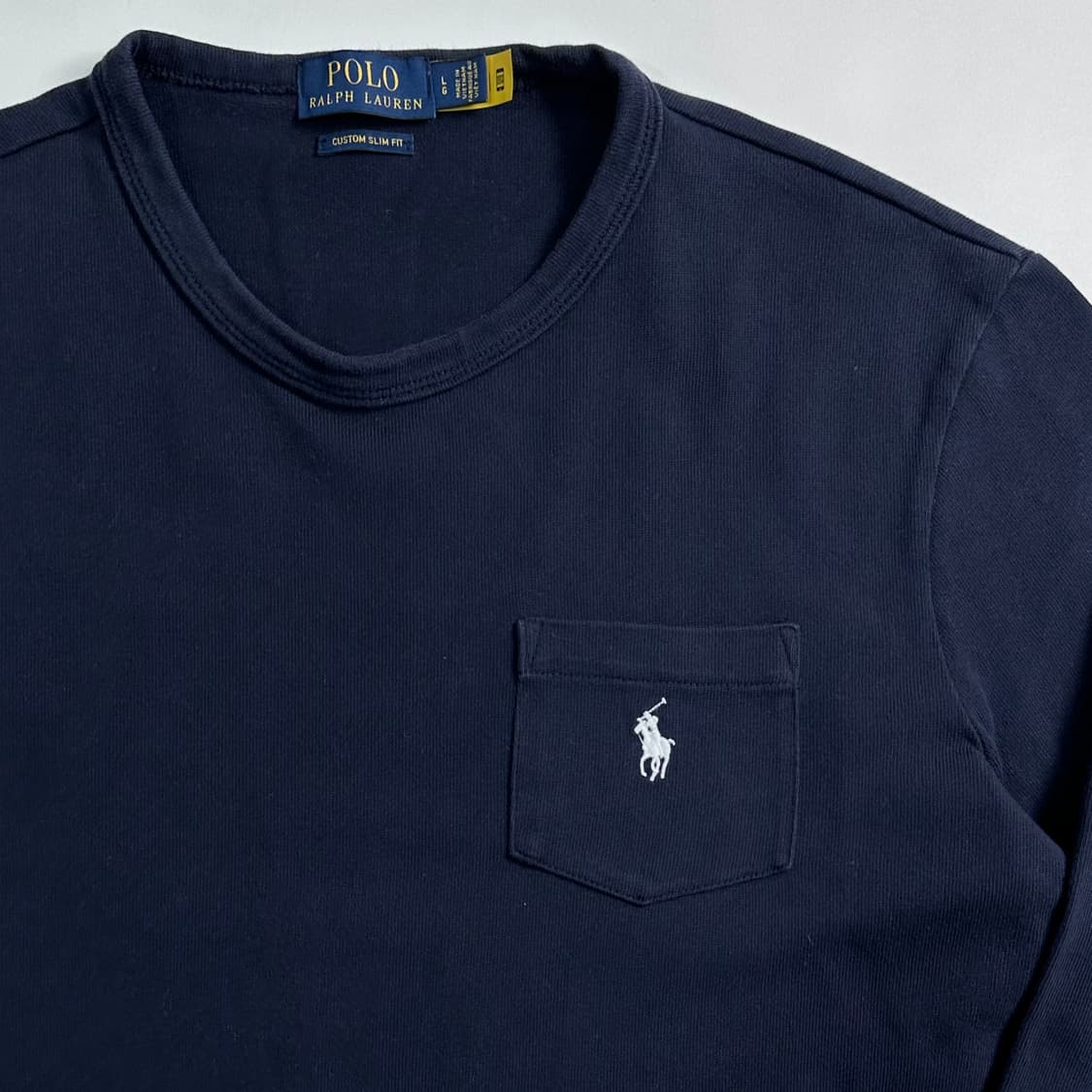 폴로 랄프로렌 네이비 롱 슬리브 상품이미지3