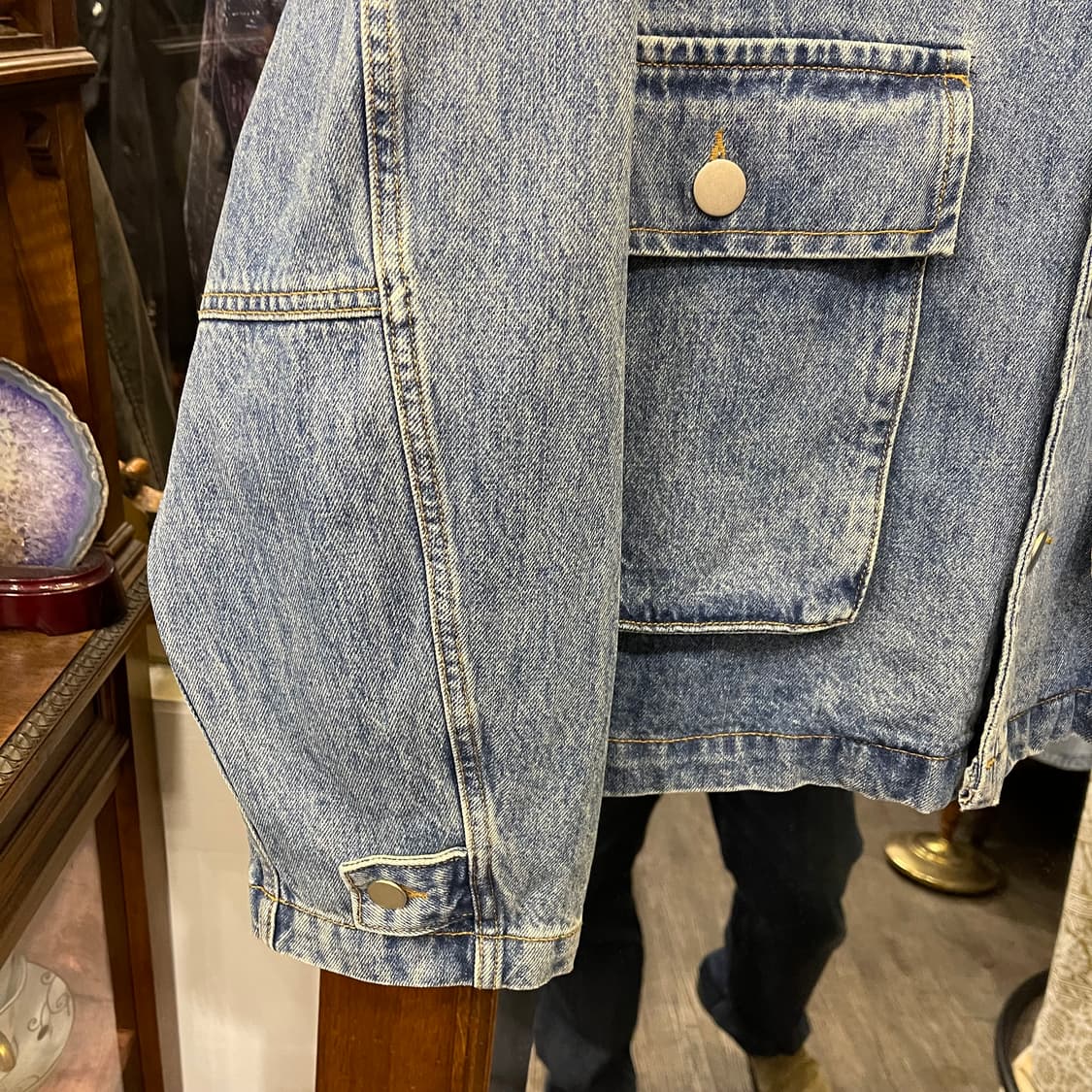 노클 데님 워크자켓 상품이미지4