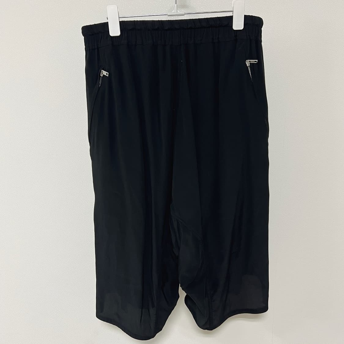 릭오웬스 17SS "WALRUS" BASKET SWINGER 쇼츠 블랙 상품이미지4