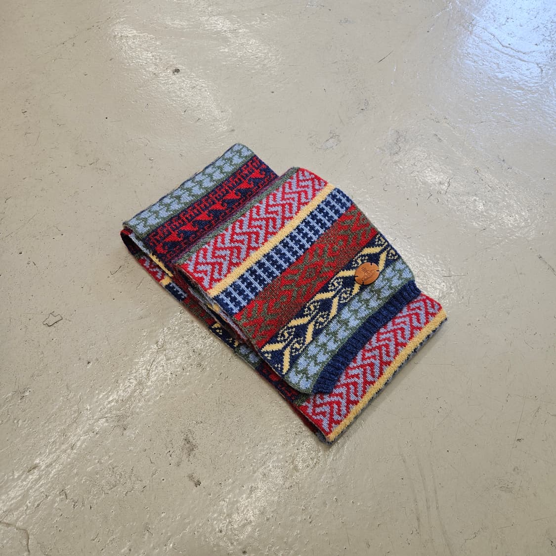 빈티지 비비안웨스트우드 울 머플러 목도리  상품이미지2