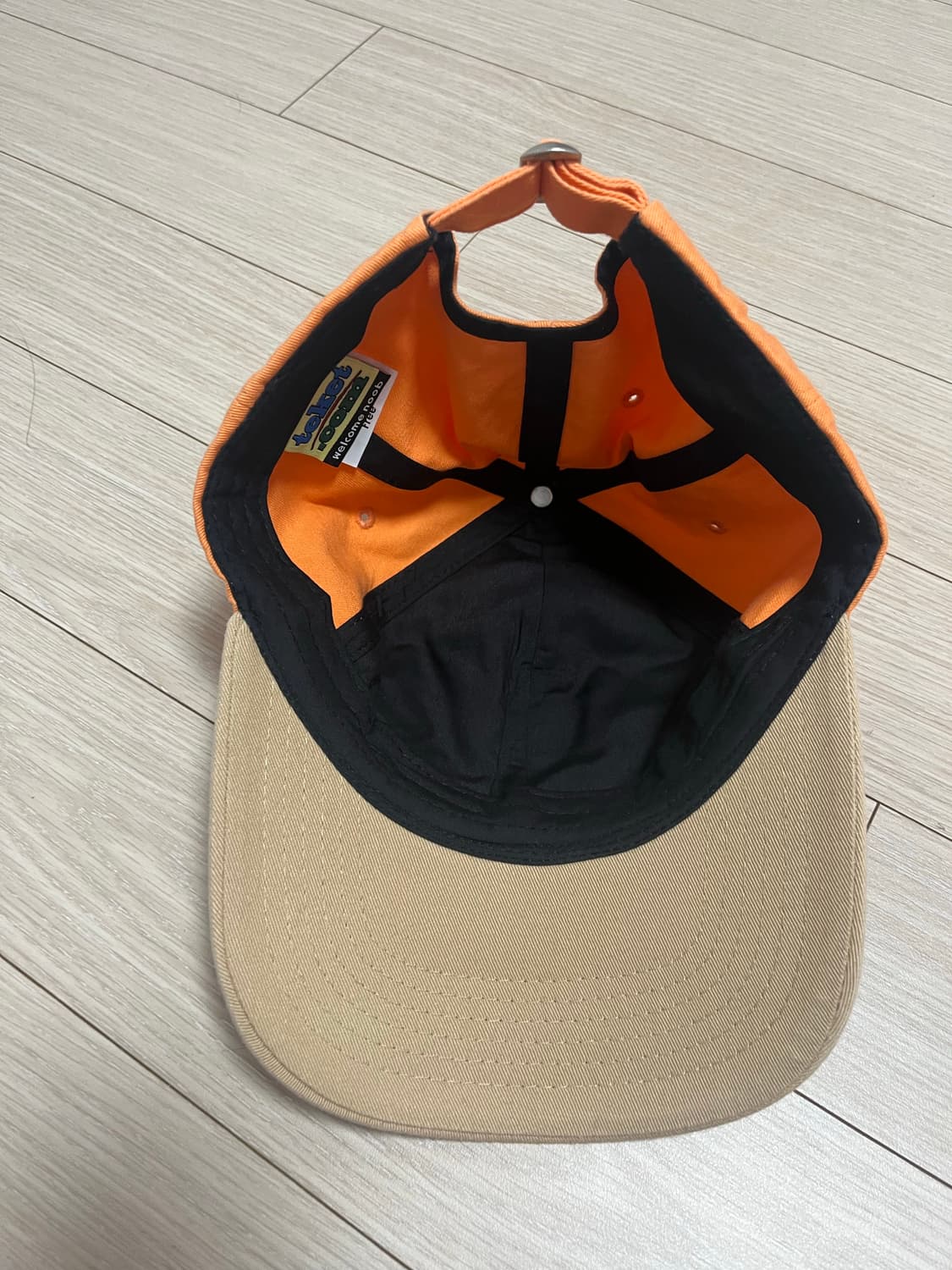 Teket 테켓 모자 볼캡 오렌지 상품이미지2