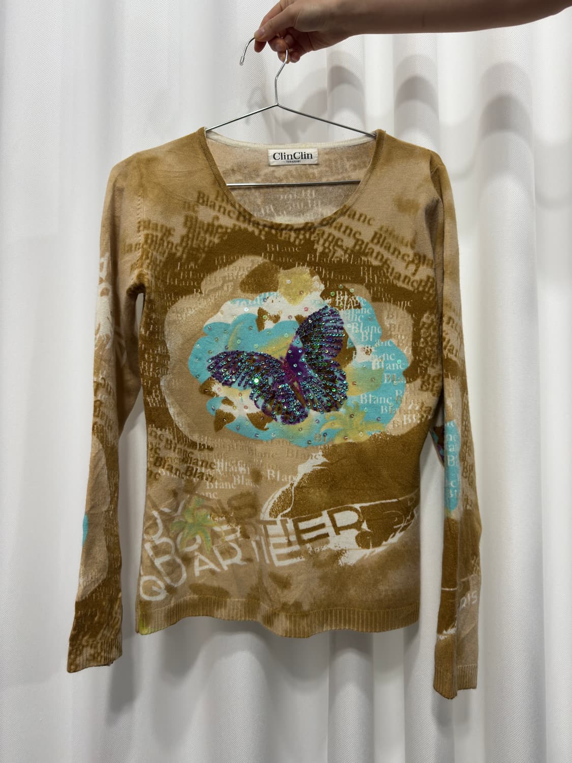 clin clin design knit top 상품이미지5