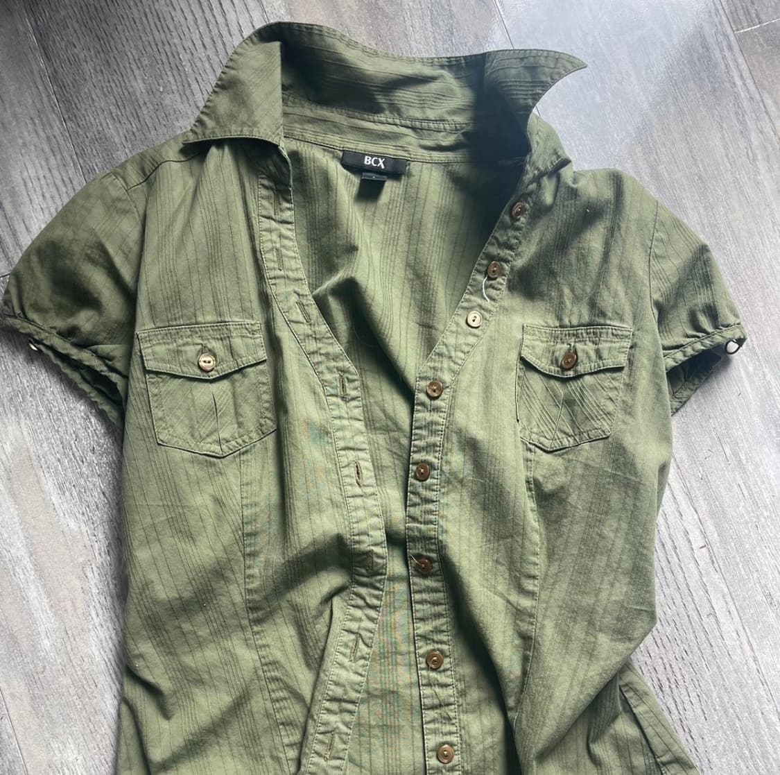 BCBG 그린 셔츠 상품이미지2