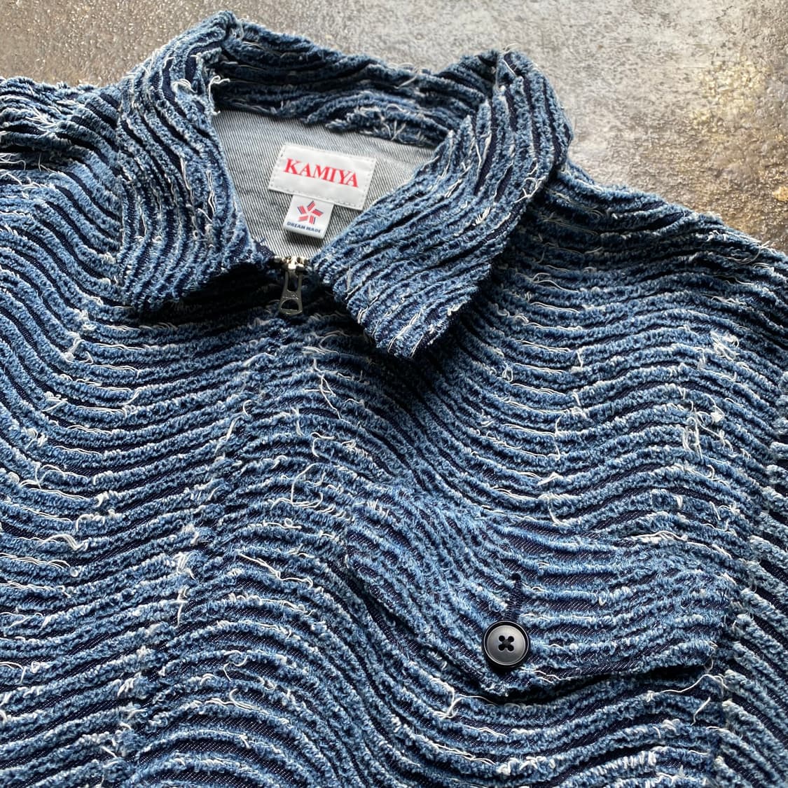 (S) KAMIYA Wave Denim Jacket 상품이미지3