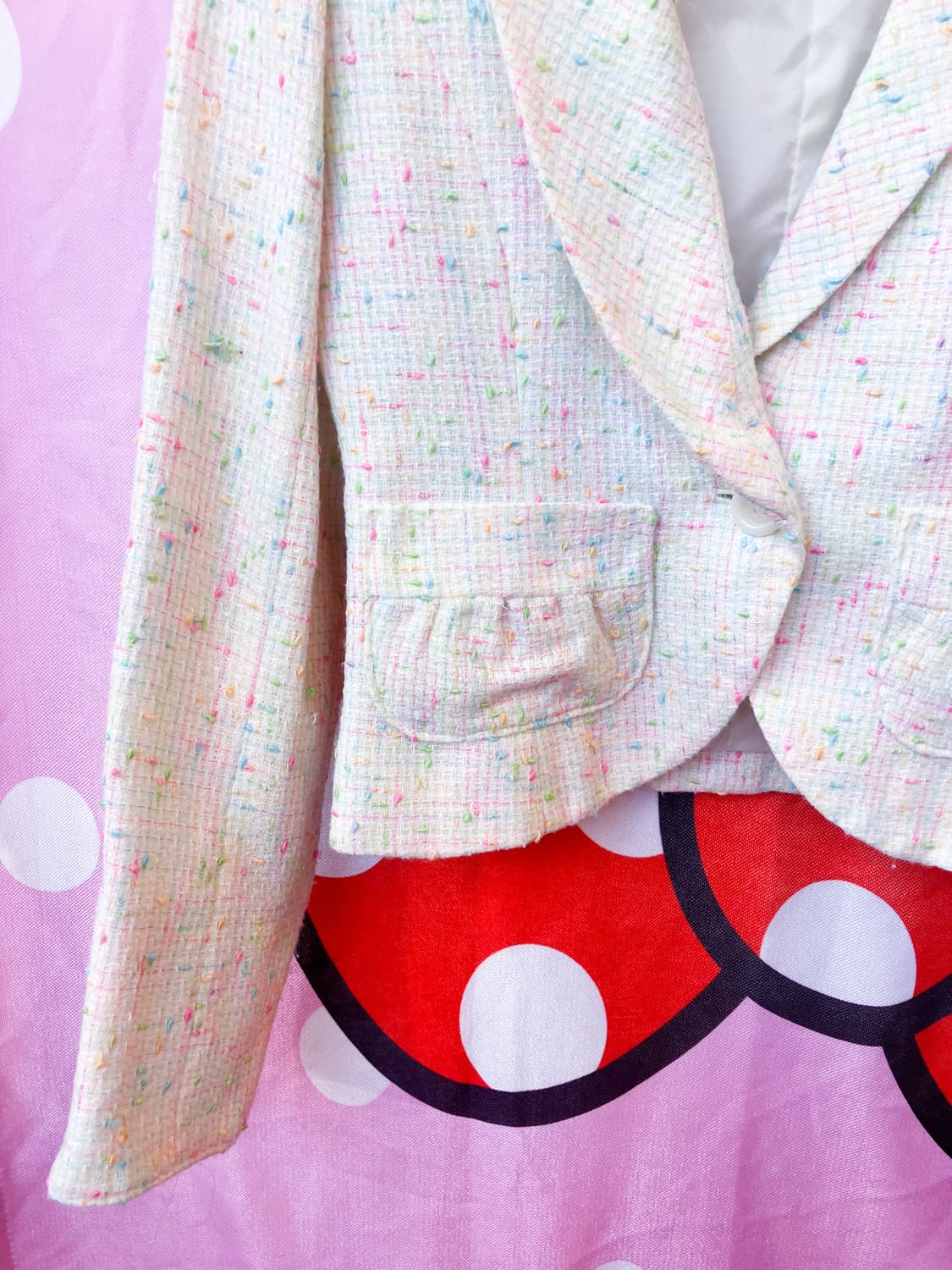 jpn 캔디 트위드 셋업 상품이미지3