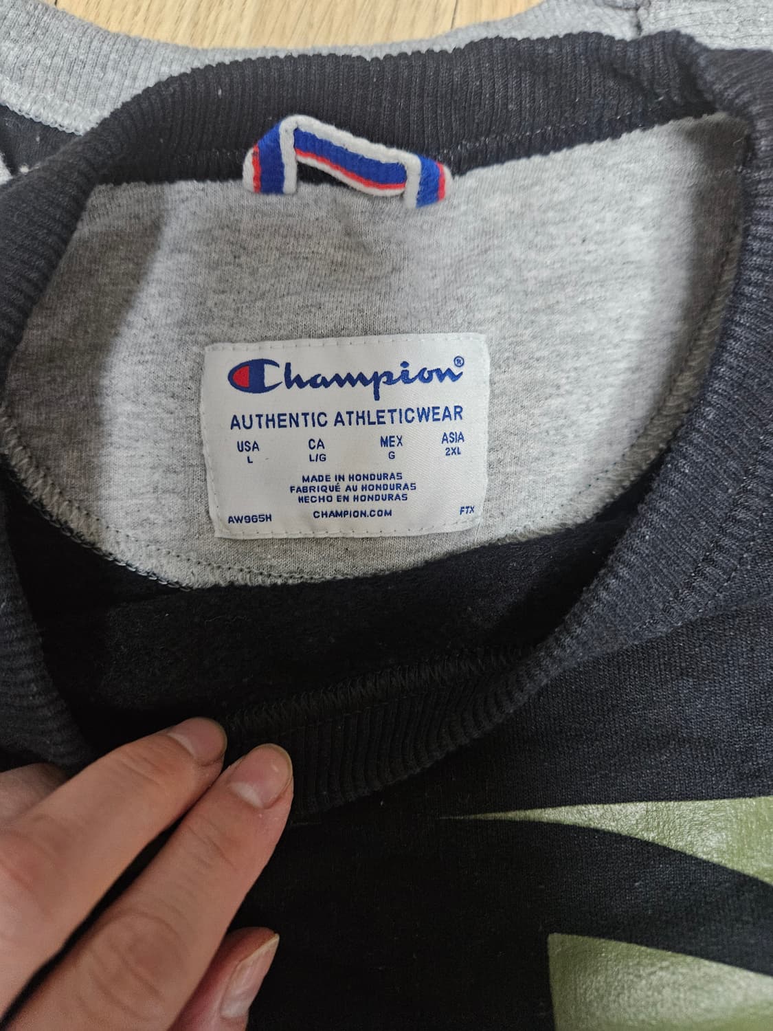 챔피온기모맨투맨 3종 상품이미지5