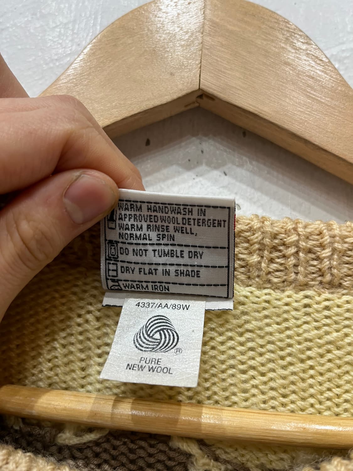 BONZ 뉴질랜드산 핸드메이드 퓨어울 가디건 상품이미지8