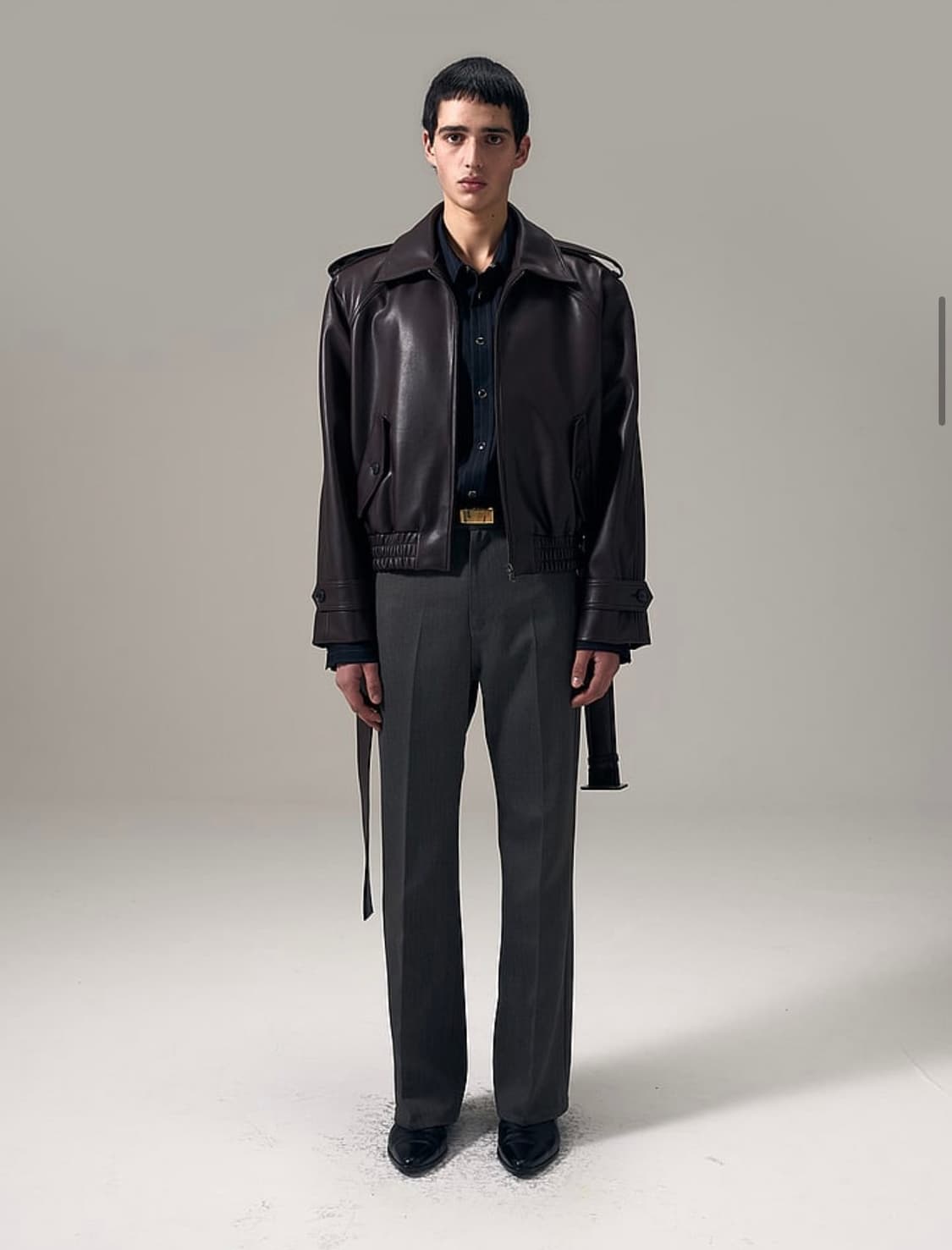 노이스 레더 블루종 L 새상품 상품이미지4