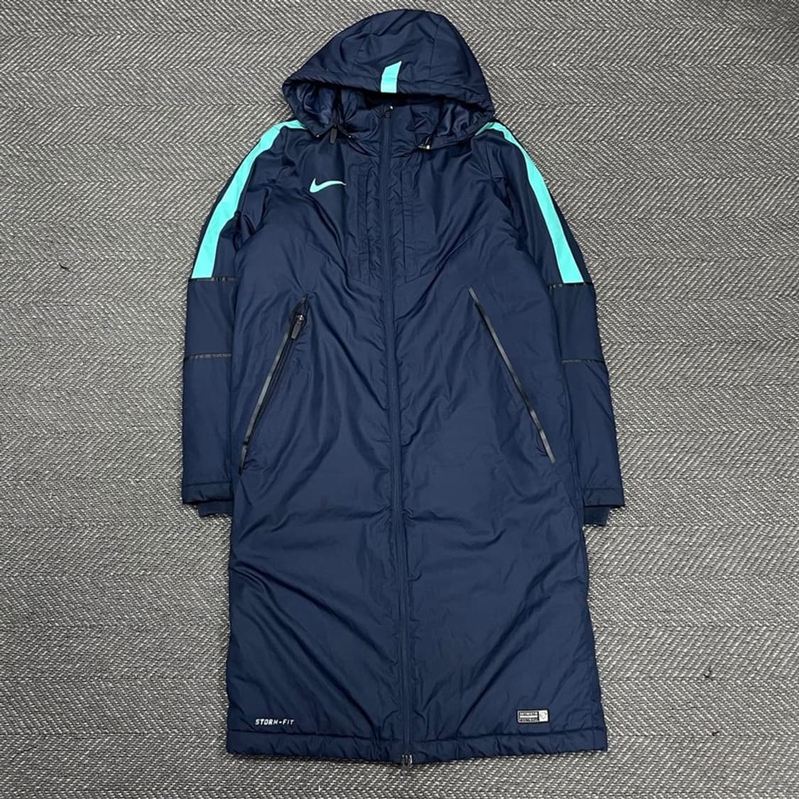 나이키 배색 롱패딩 v0217 상품이미지1