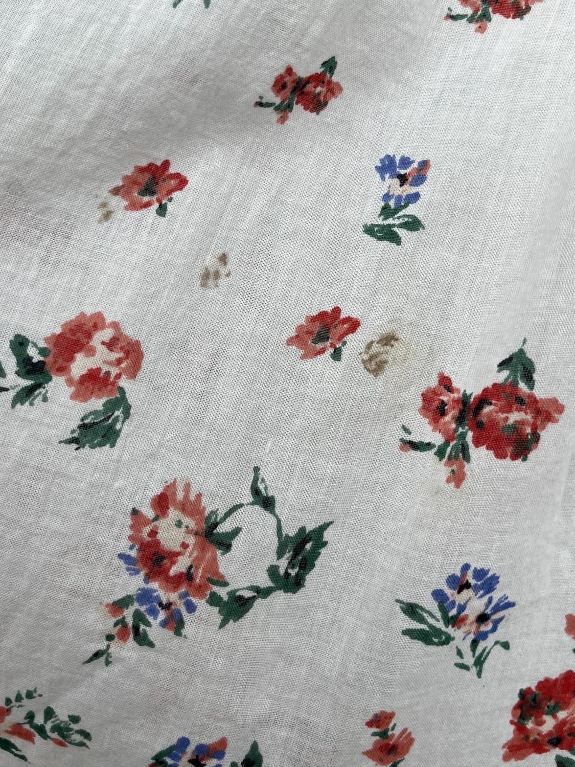 *SALE) 아이보리 플로럴 민소매 롱 원피스 상품이미지5