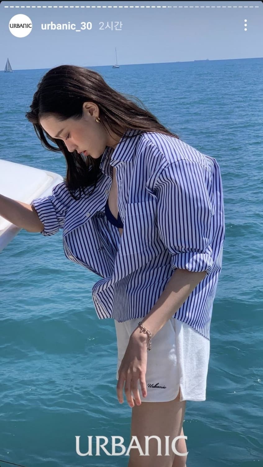얼바닉 캡틴 스트라이프 셔츠  상품이미지4