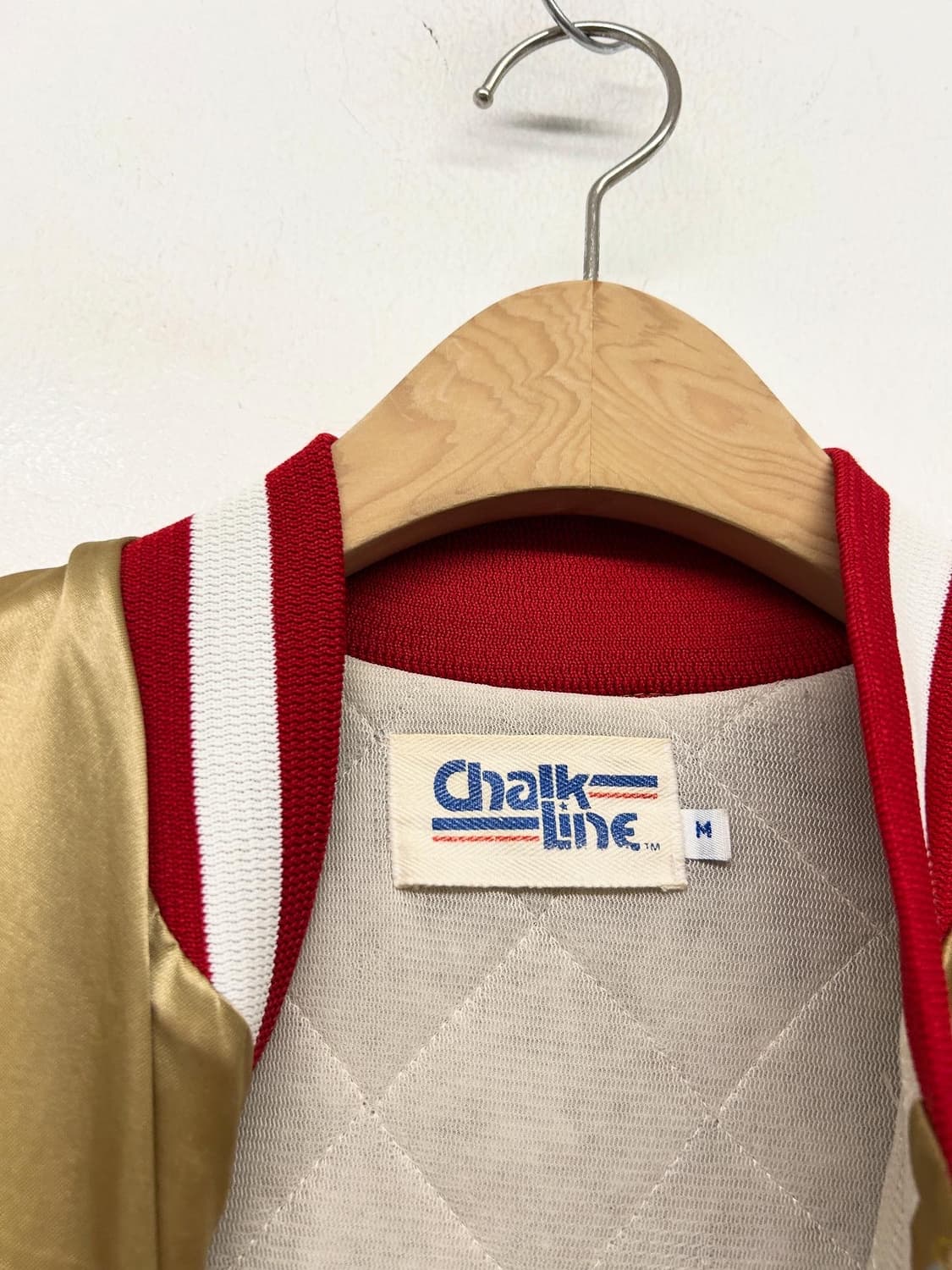 90s Chalk Line San Francisco 49ers 바시티자켓 상품이미지5