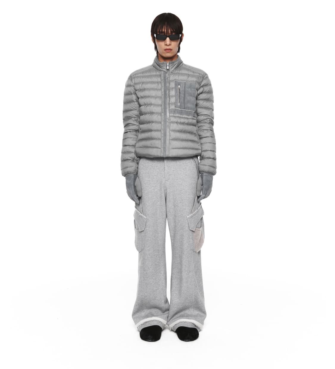 [S] 엑슬림 xlim ep8 02 다운 자켓 패딩 그레이 상품이미지2