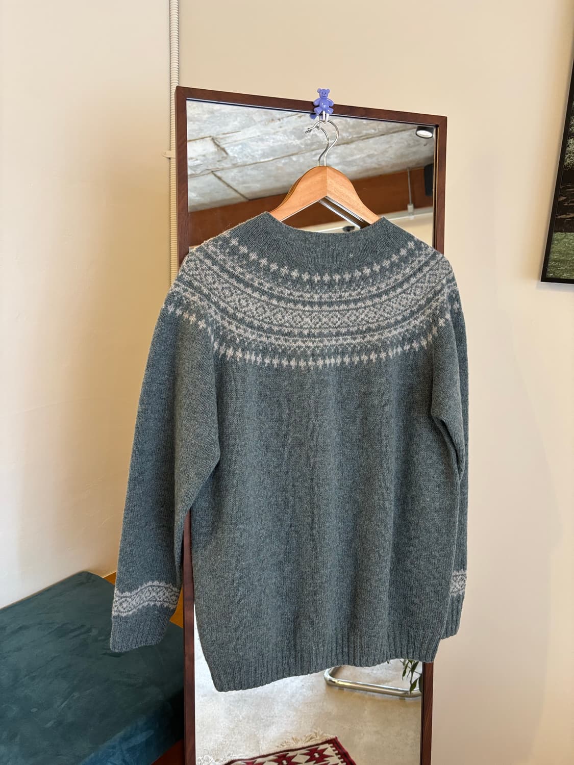 Harley of Scotland 할리오브스코틀랜드 페어아일 체크 스웨터 상품이미지6