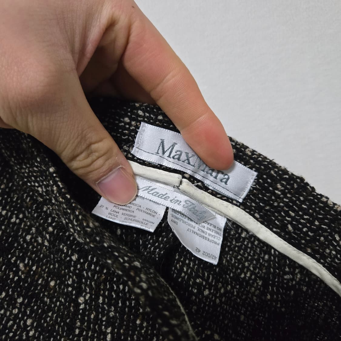 막스마라 하이웨이스트 울 팬츠 / 여성 바지/ 여자 바지 상품이미지3
