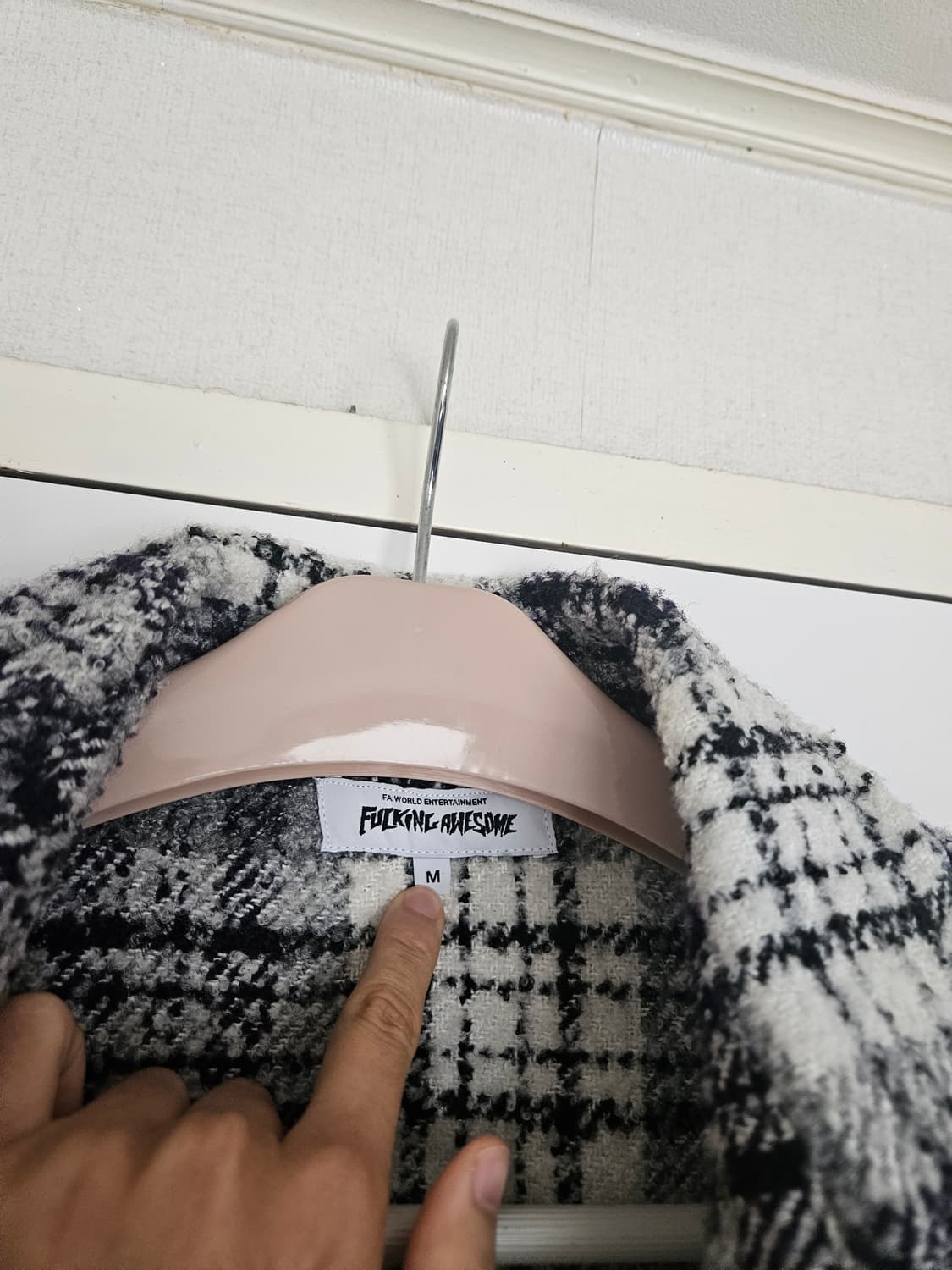 퍼킹어썸 헤비 플란넬 자켓 (네이비) 상품이미지3