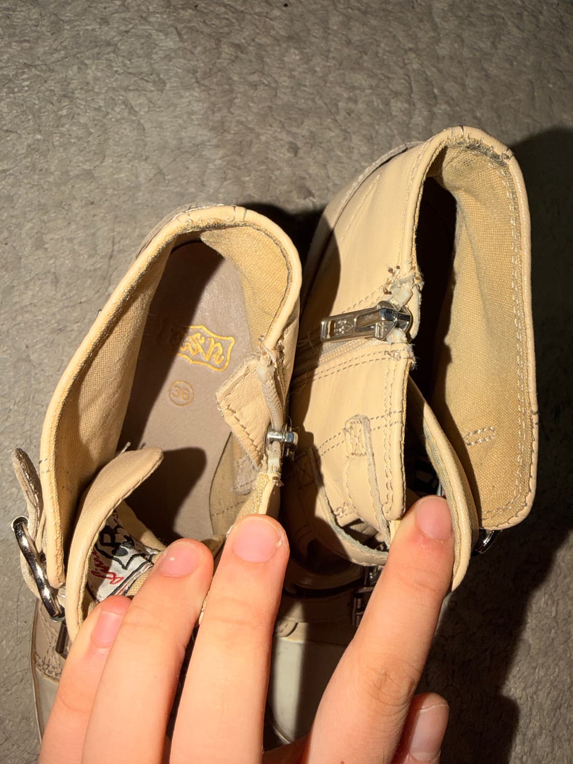 Ash 아쉬 베이지 웨지스니커즈  상품이미지2