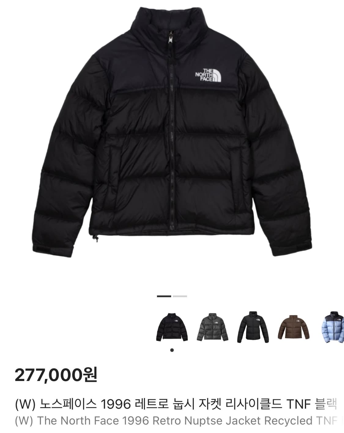 노스페이스 1996 눕시 해외판 여성M 상품이미지1