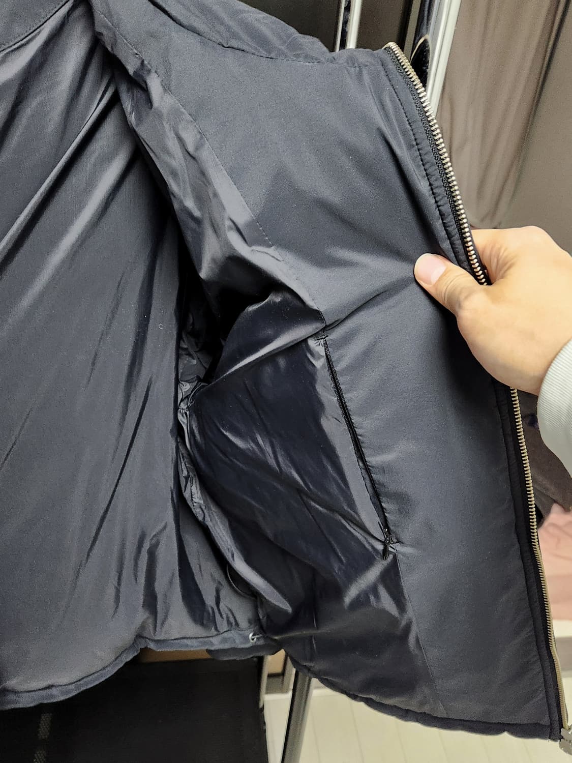 L) 벨리에 마낭 구스다운 블랙 상품이미지5