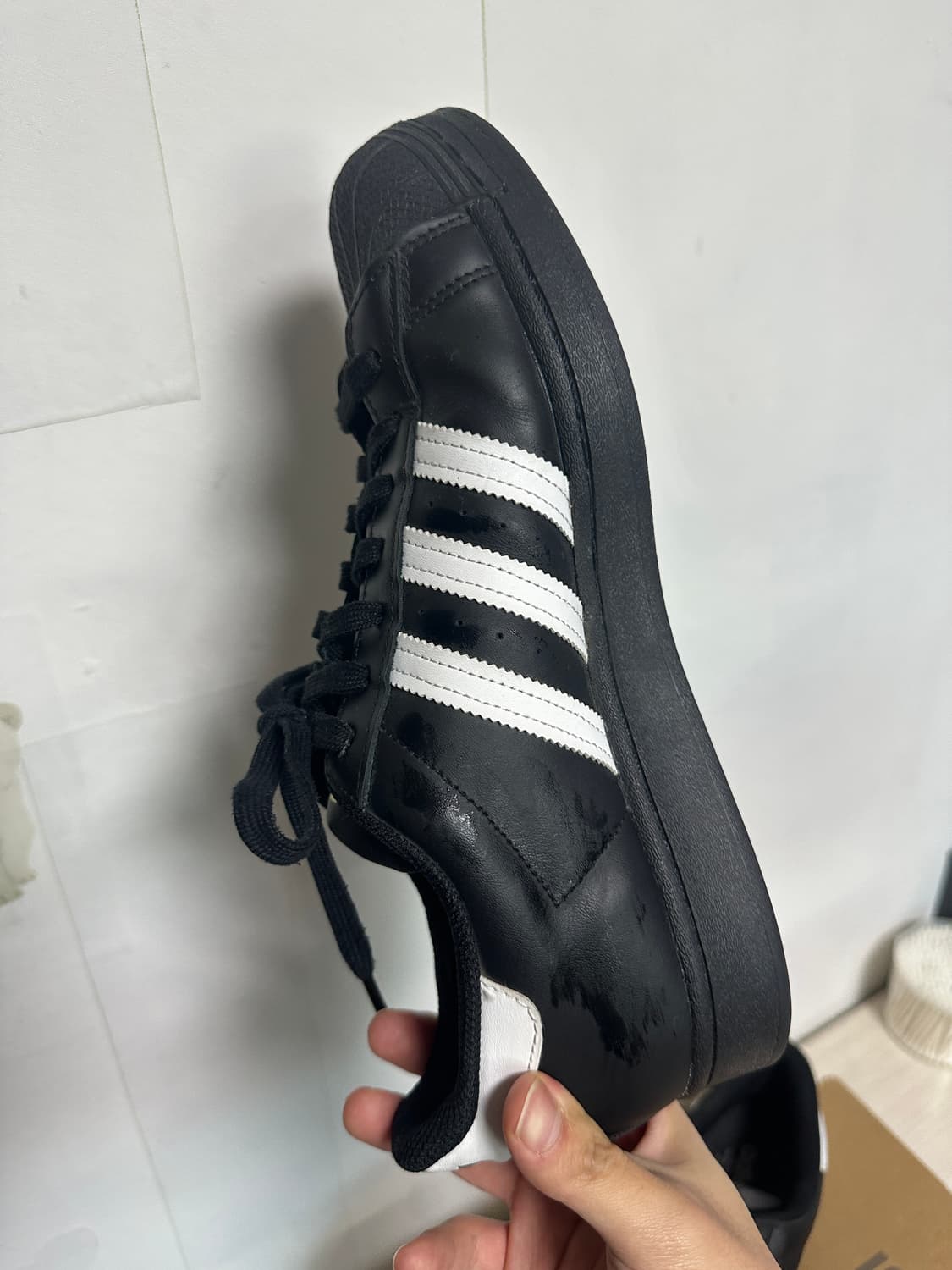 아디다스 슈퍼스타 블랙 280 상품이미지4