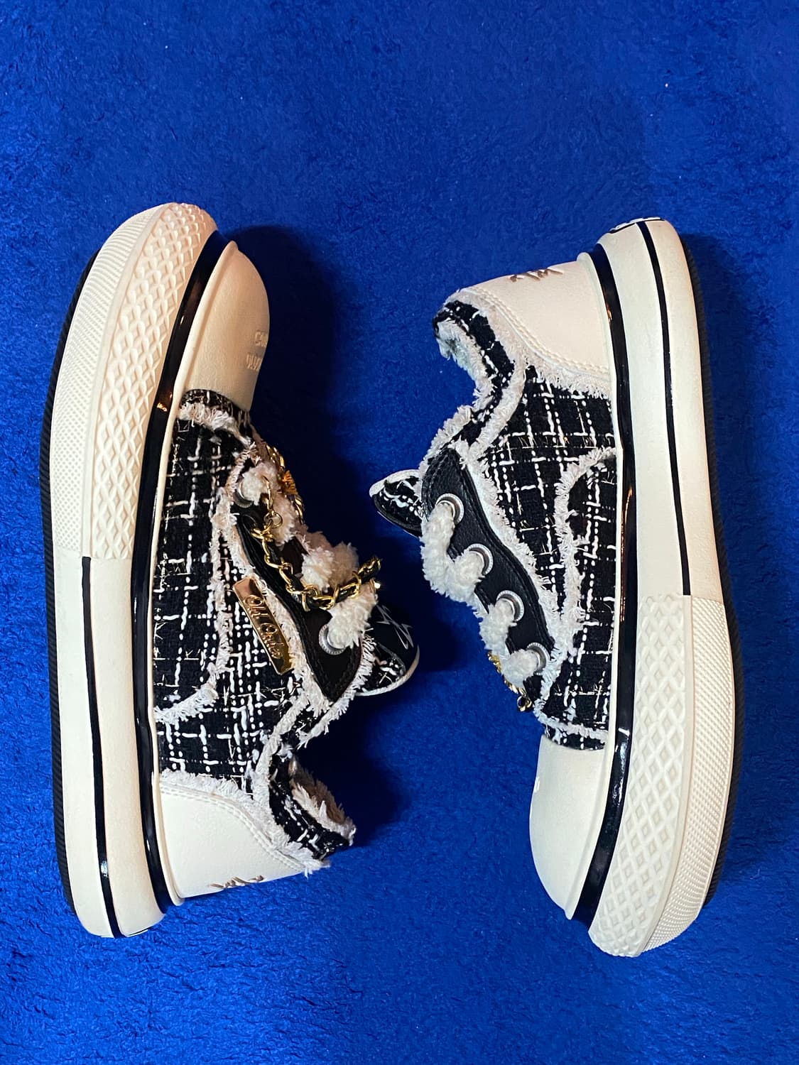 Old Order 올드오더 트위드 플랫폼 캔버스 빅헤드 스니커즈 상품이미지2