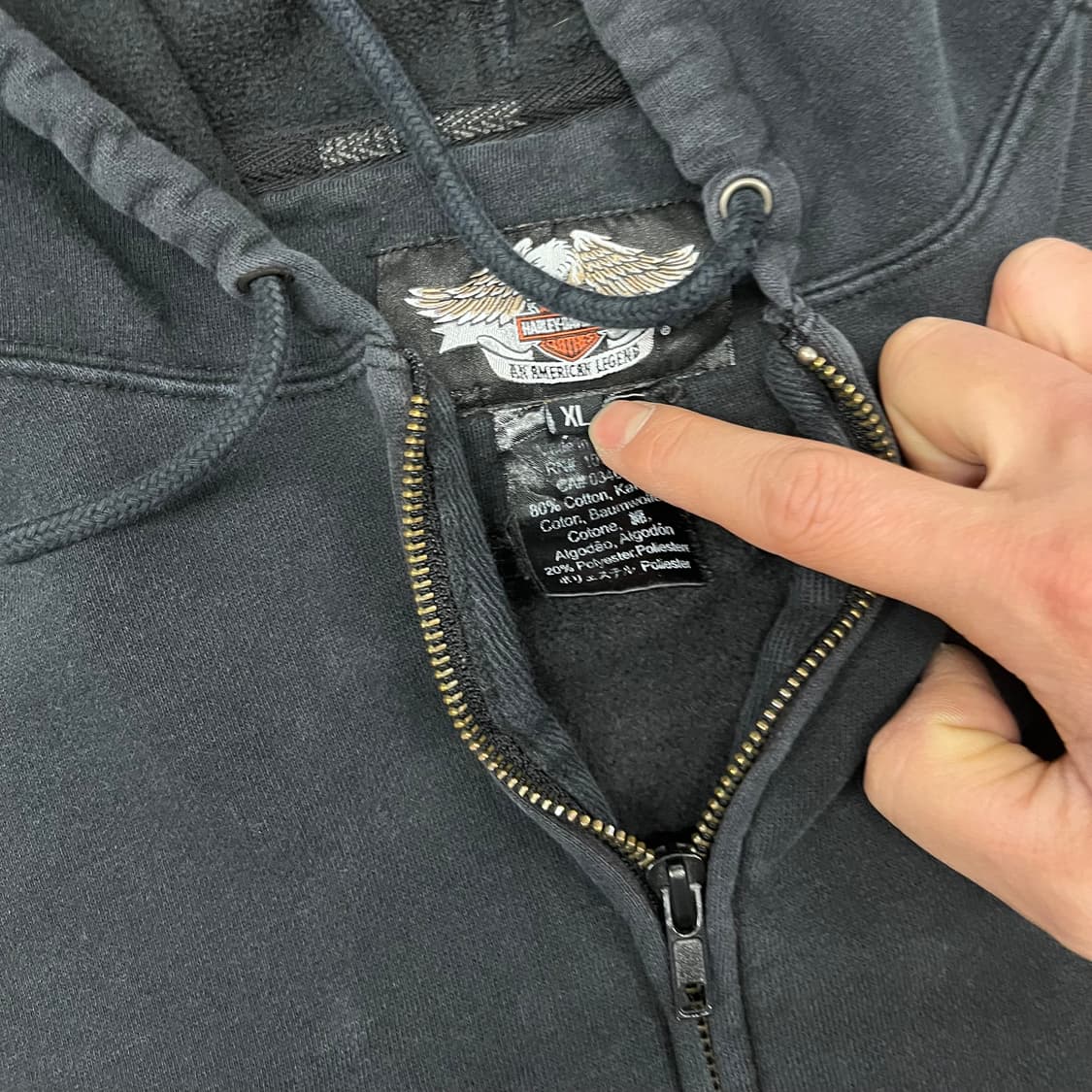 할리데이비슨 105주년 후드 집업 (110) 상품이미지8