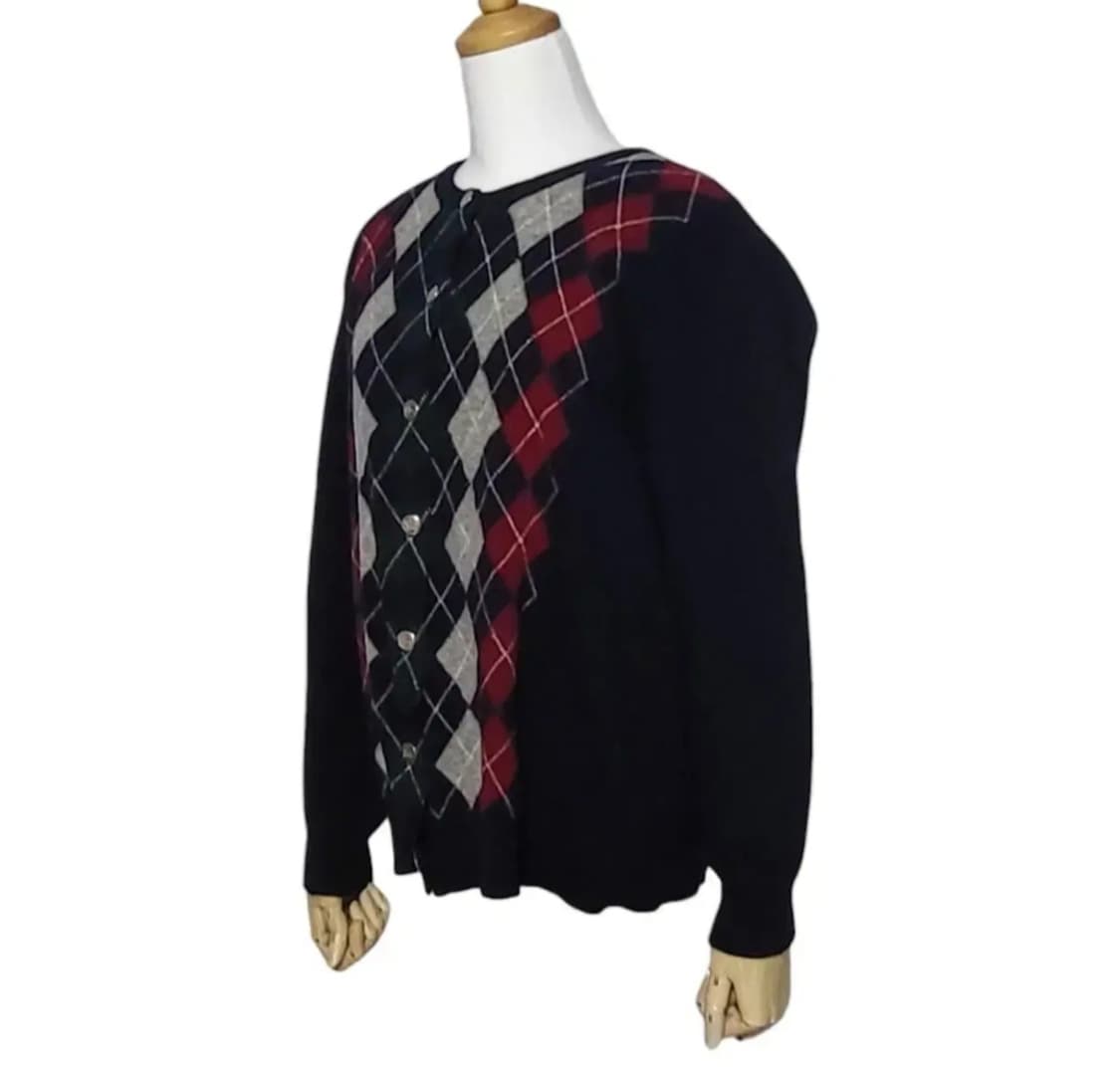 (55-66) 버버리 체크가디건 버버리가디건 버버리니트 버버리금장 상품이미지6