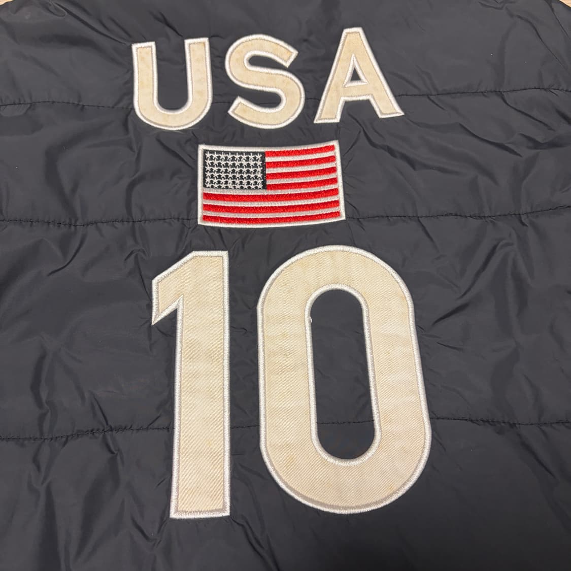 폴로 랄프로렌 USA 화이트 빅포니 패딩 자켓 상품이미지8