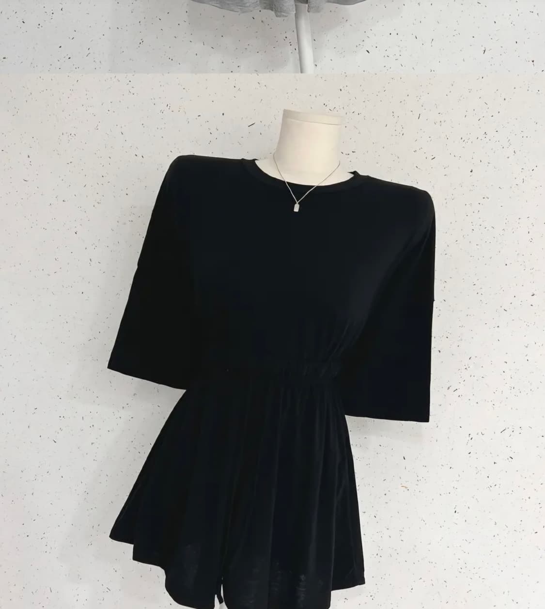 블랙 투피스 세트 상품이미지2