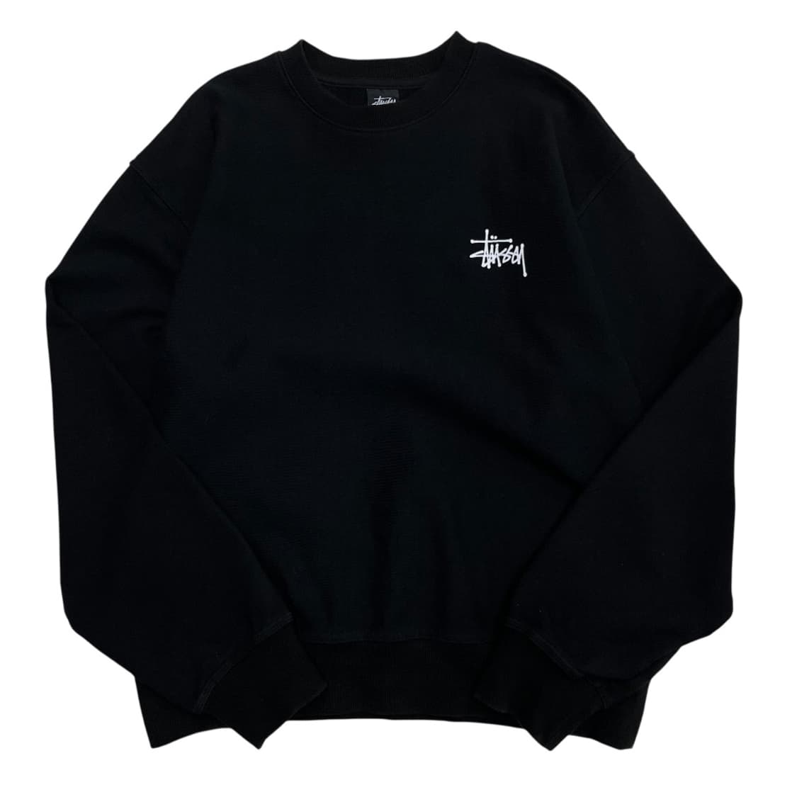 스투시 블랙 맨투맨 L 상품이미지3