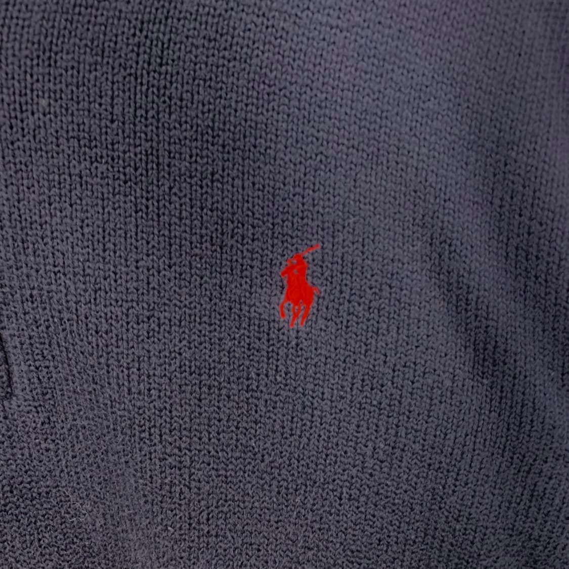폴로 랄프로렌 블랙 반집업 니트 상품이미지3
