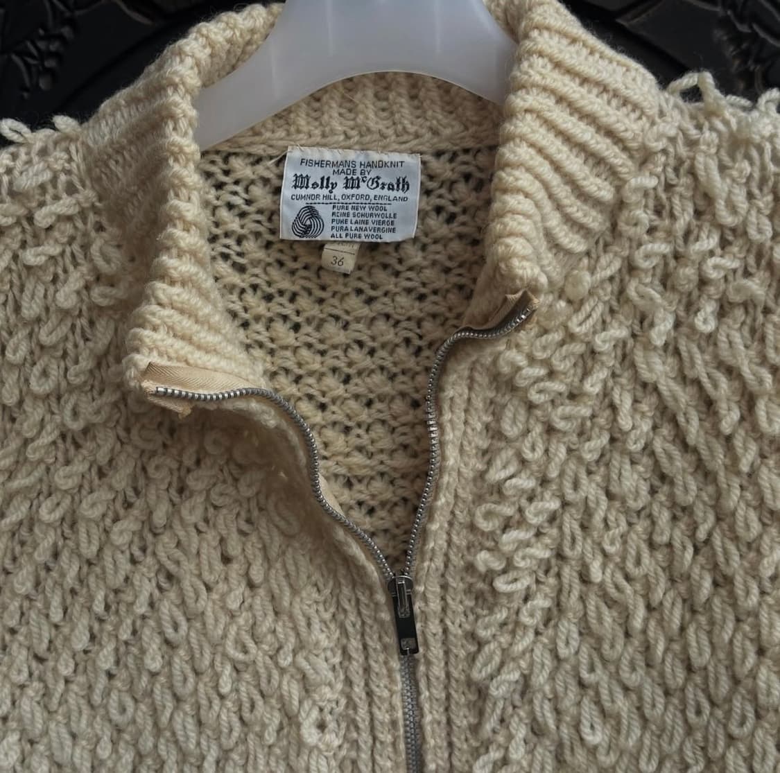 pure wool zip up 상품이미지3